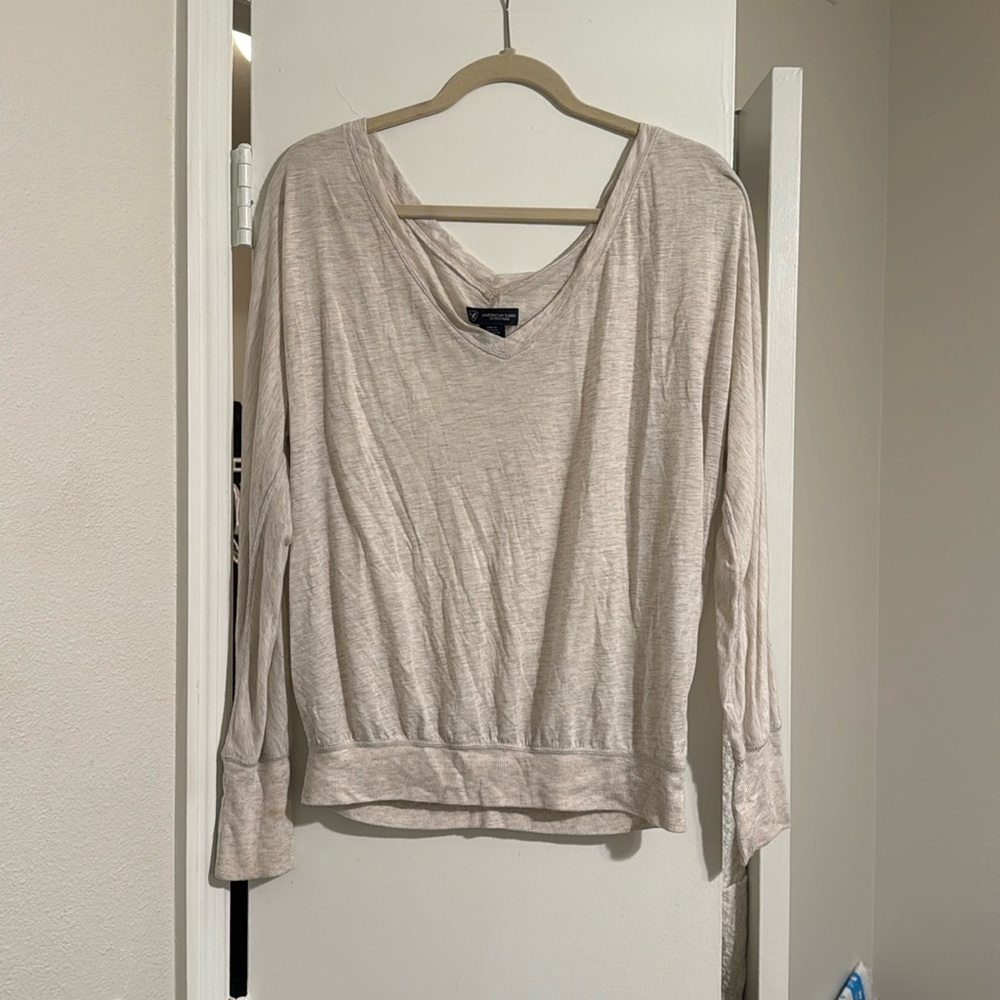 Off white long sleeve shirt